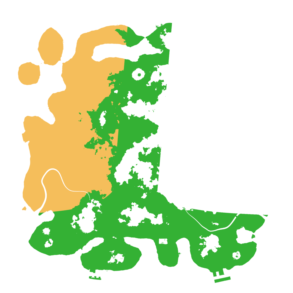 Biome Rust Map: Procedural Map, Size: 3650, Seed: 34593603