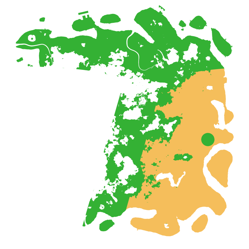 Biome Rust Map: Procedural Map, Size: 5000, Seed: 23385408
