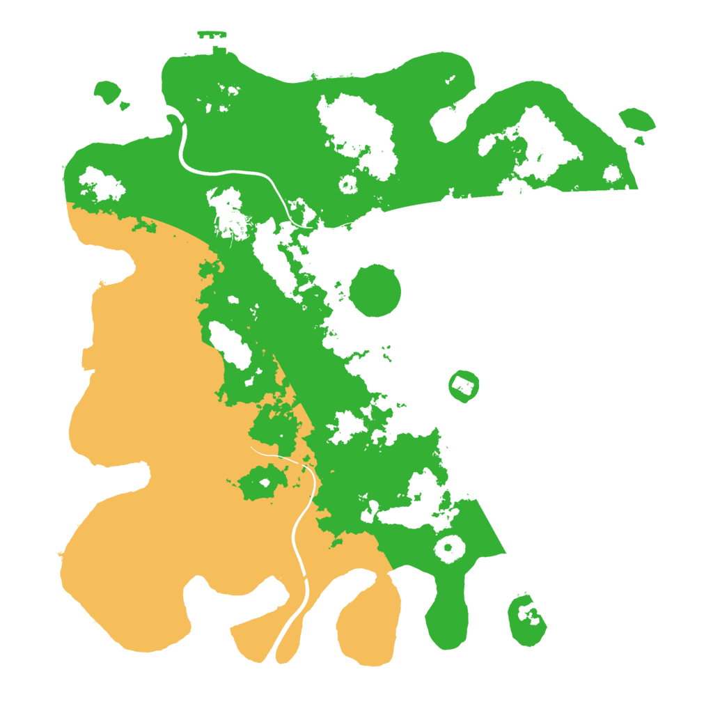 Biome Rust Map: Procedural Map, Size: 3750, Seed: 1201771756