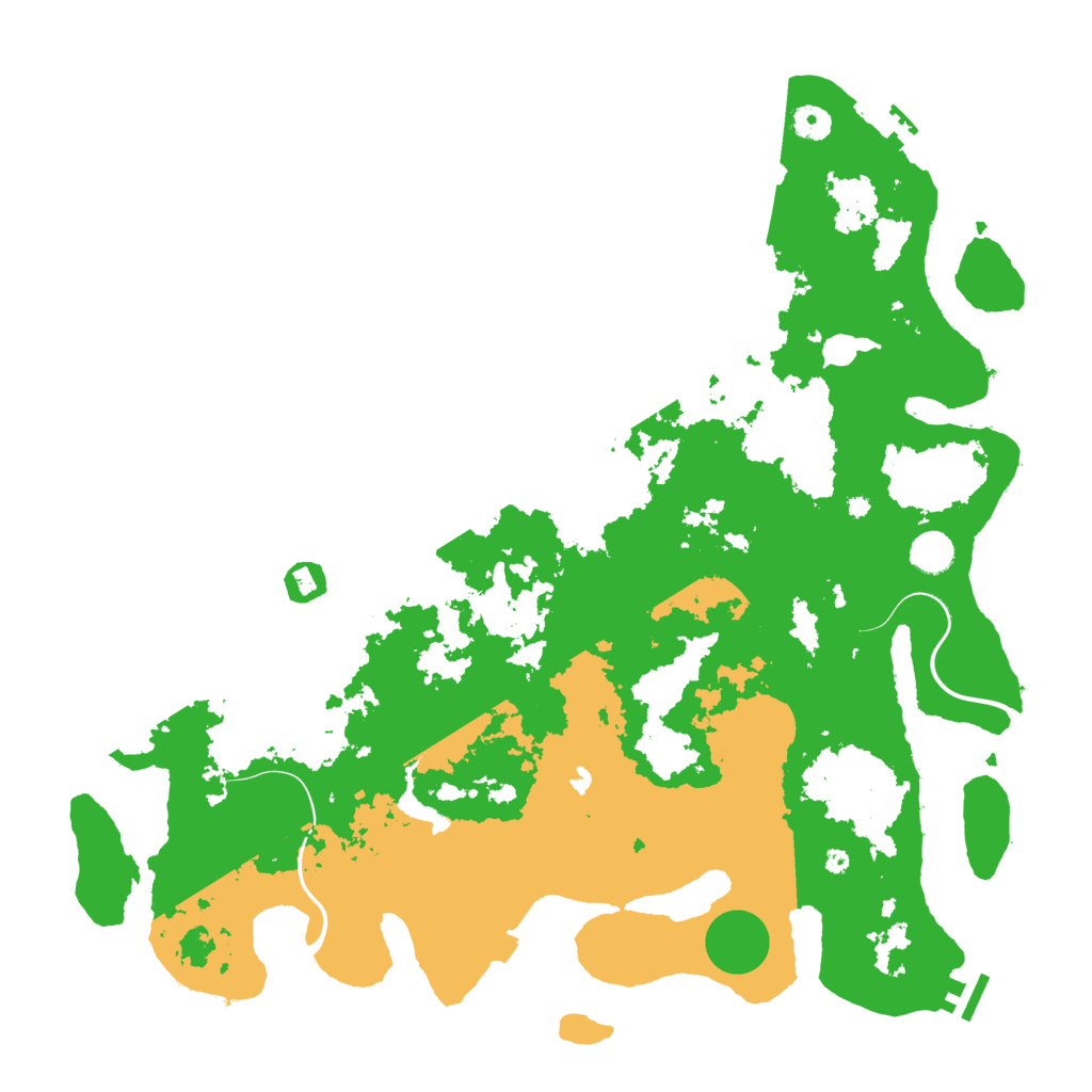 Biome Rust Map: Procedural Map, Size: 4500, Seed: 1015424221