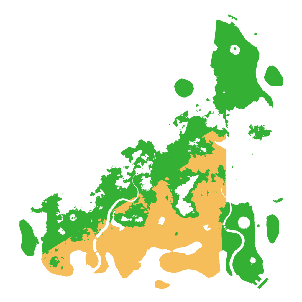 Biome Rust Map: Procedural Map, Size: 4500, Seed: 1015424221