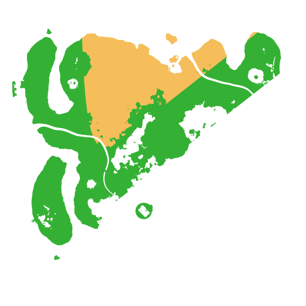 Biome Rust Map: Procedural Map, Size: 3000, Seed: 12530