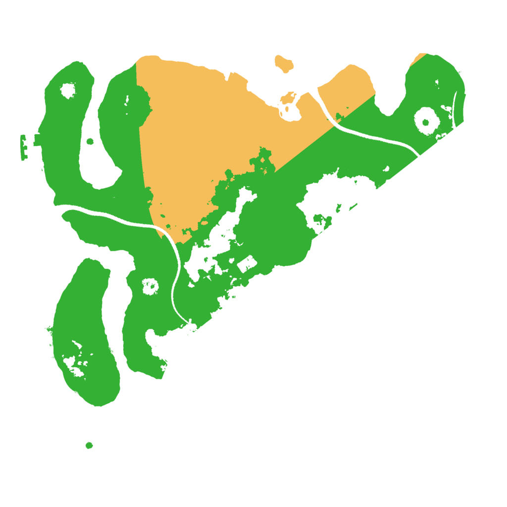 Biome Rust Map: Procedural Map, Size: 3000, Seed: 12530