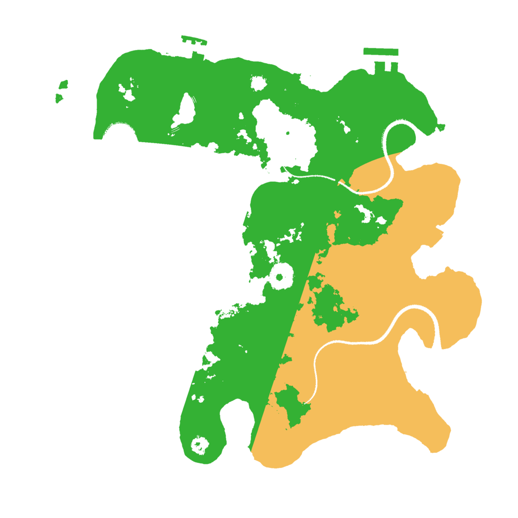 Biome Rust Map: Procedural Map, Size: 3000, Seed: 1362758678