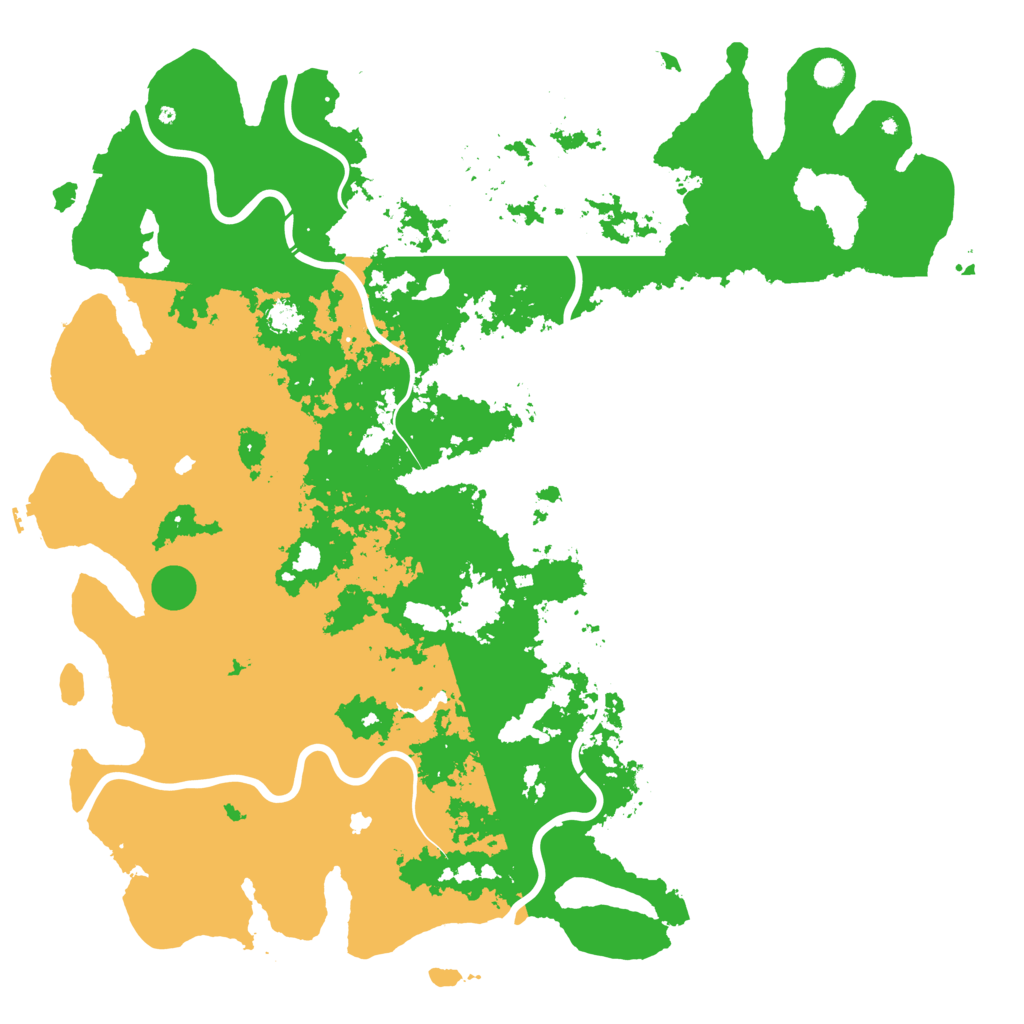 Biome Rust Map: Procedural Map, Size: 6000, Seed: 195779794