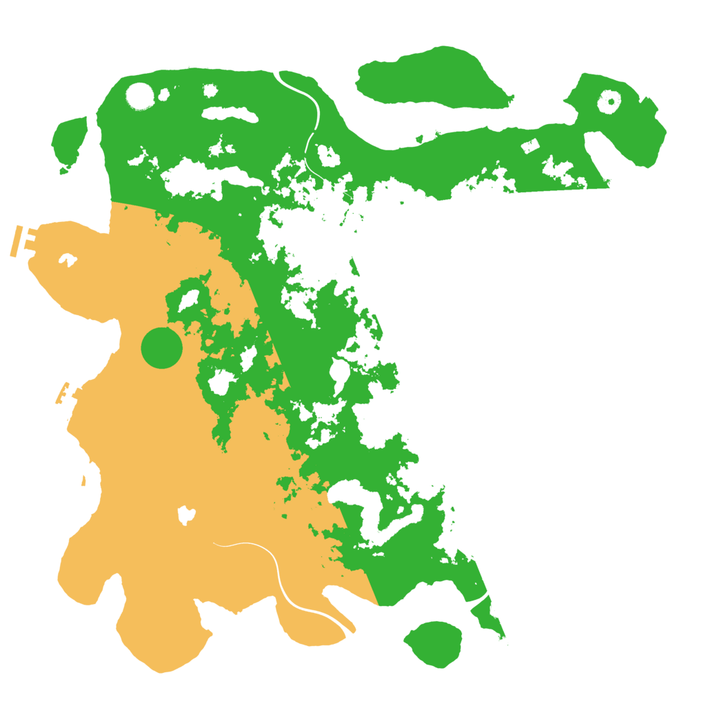 Biome Rust Map: Procedural Map, Size: 4500, Seed: 732702024