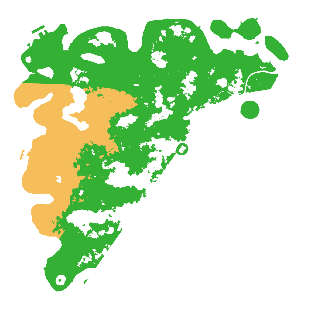 Biome Rust Map: Procedural Map, Size: 4500, Seed: 7775512
