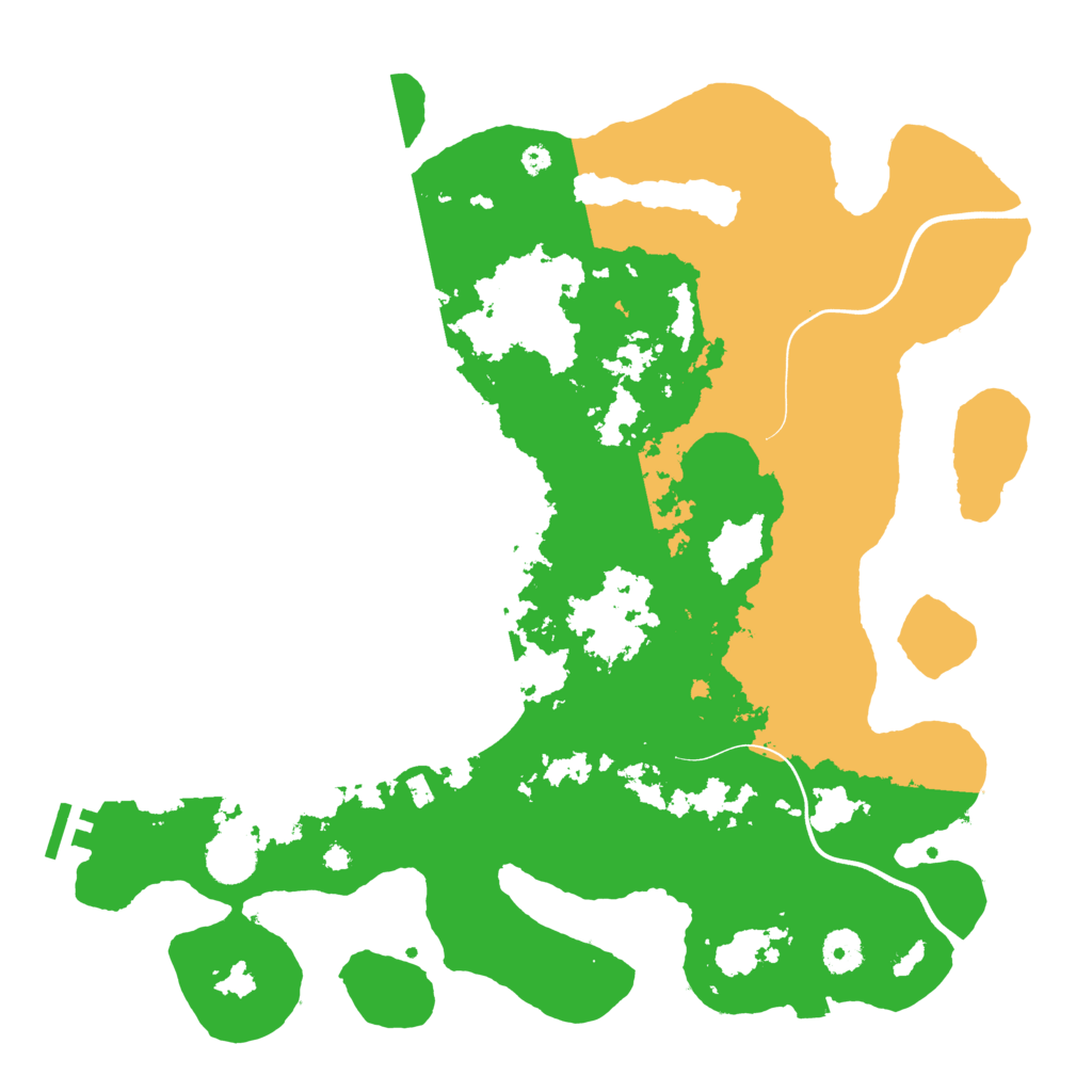 Biome Rust Map: Procedural Map, Size: 3850, Seed: 19434