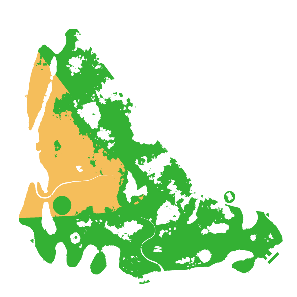 Biome Rust Map: Procedural Map, Size: 4250, Seed: 704932721