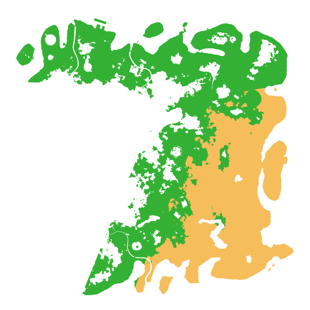 Biome Rust Map: Procedural Map, Size: 5000, Seed: 1056387518