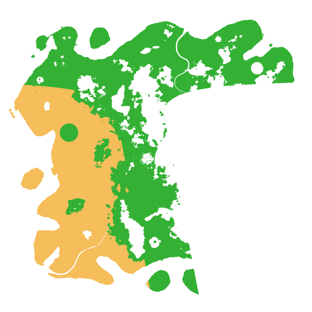 Biome Rust Map: Procedural Map, Size: 4500, Seed: 884899352