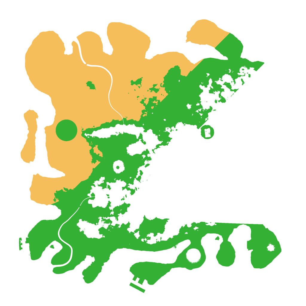 Biome Rust Map: Procedural Map, Size: 3750, Seed: 1454959859