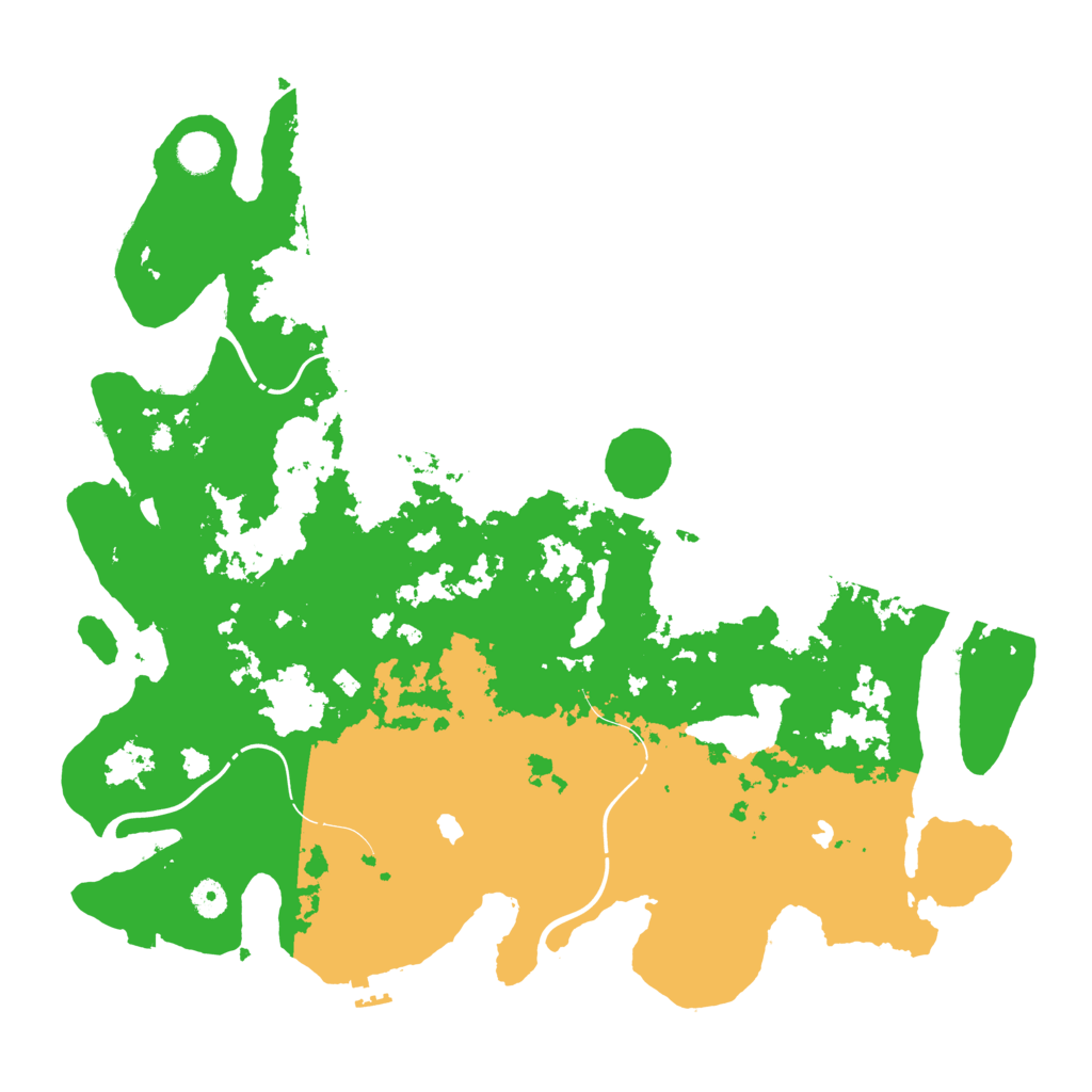 Biome Rust Map: Procedural Map, Size: 4500, Seed: 1518995575
