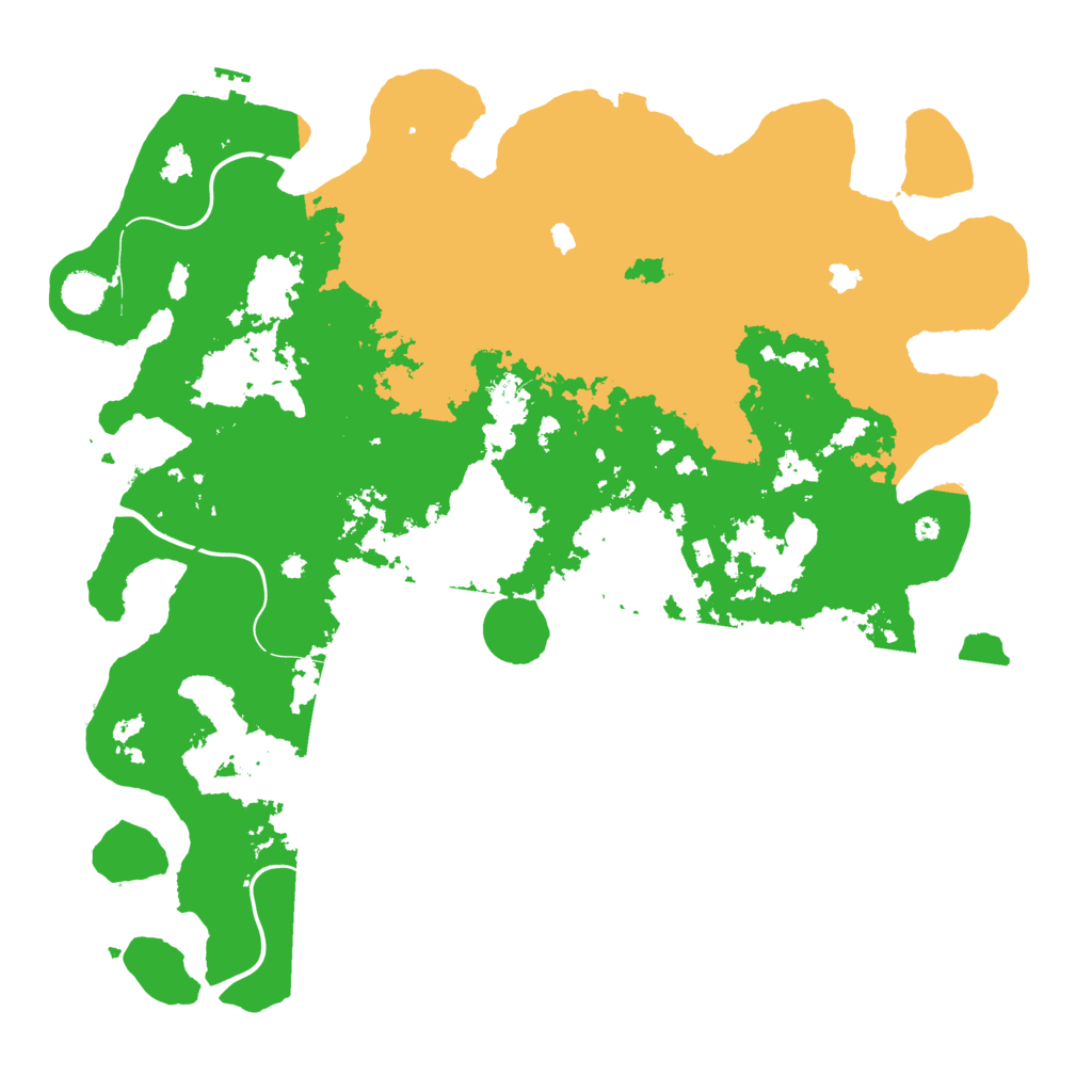 Biome Rust Map: Procedural Map, Size: 4500, Seed: 207659585