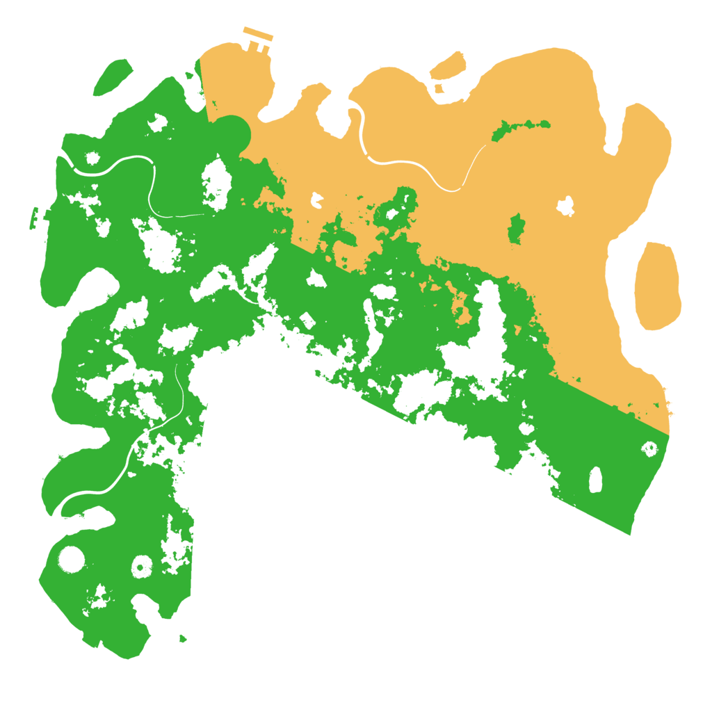 Biome Rust Map: Procedural Map, Size: 4750, Seed: 25110641