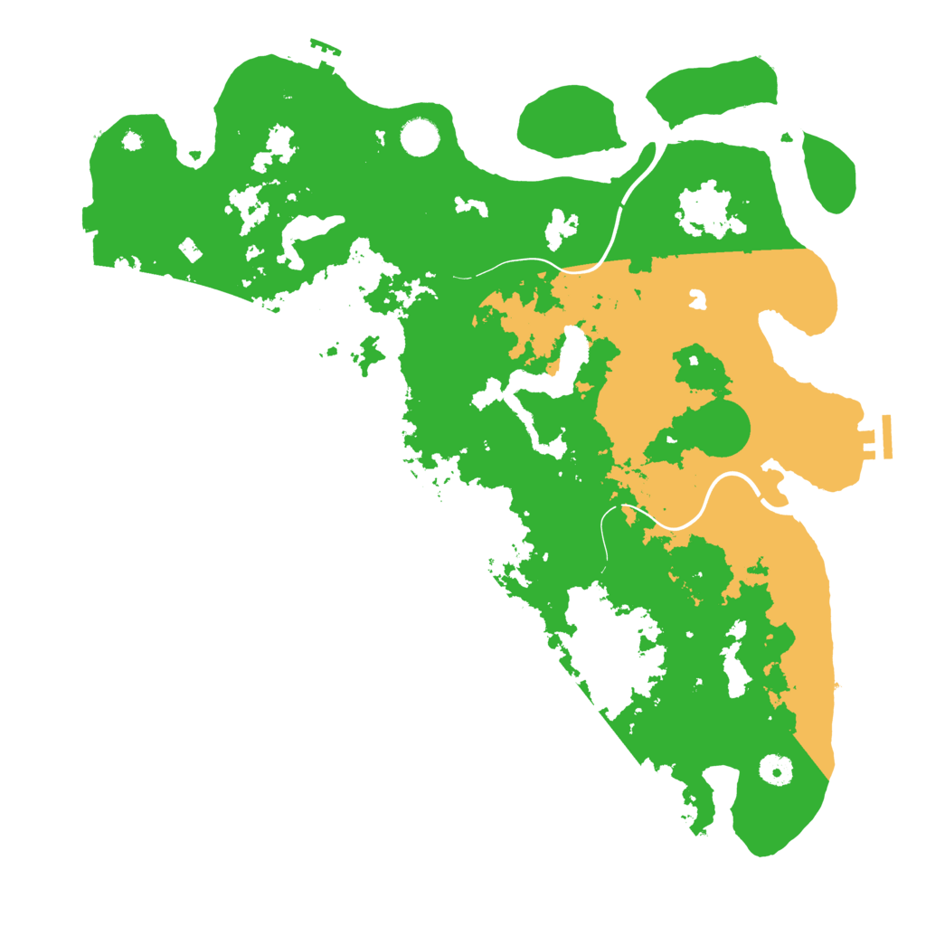 Biome Rust Map: Procedural Map, Size: 4250, Seed: 568599