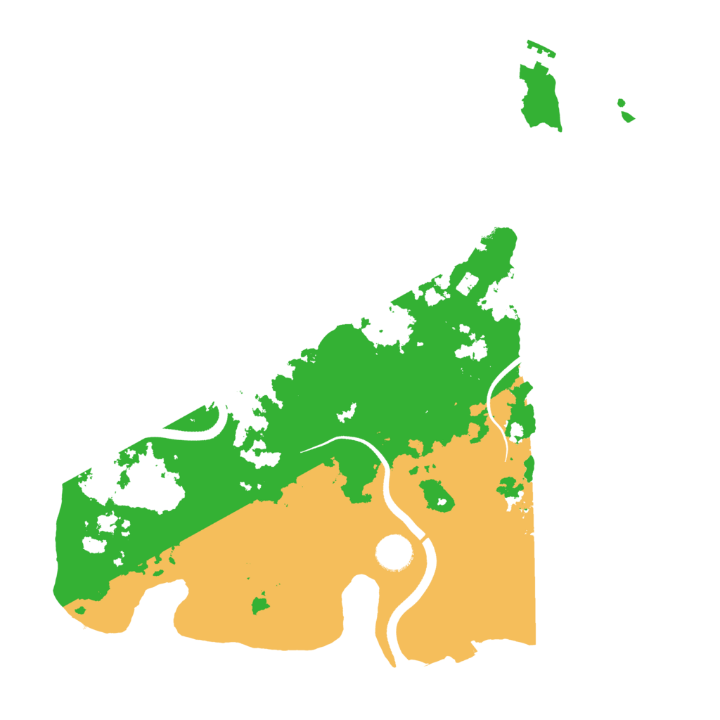 Biome Rust Map: Procedural Map, Size: 3500, Seed: 783217877