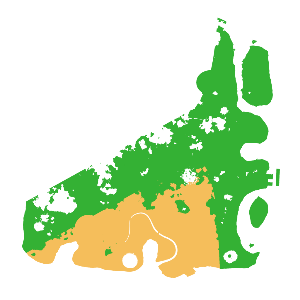 Biome Rust Map: Procedural Map, Size: 3500, Seed: 783217877