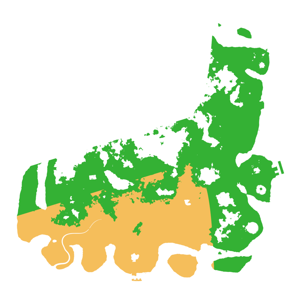 Biome Rust Map: Procedural Map, Size: 4500, Seed: 405411624