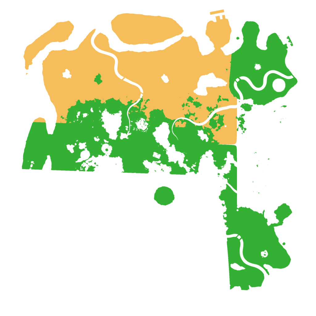 Biome Rust Map: Procedural Map, Size: 4500, Seed: 1012