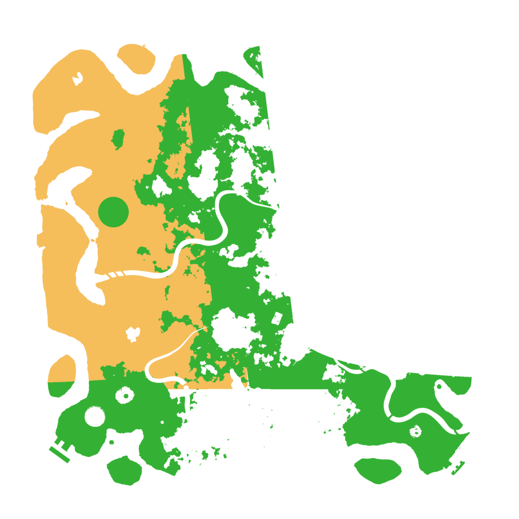 Biome Rust Map: Procedural Map, Size: 4500, Seed: 1118178307