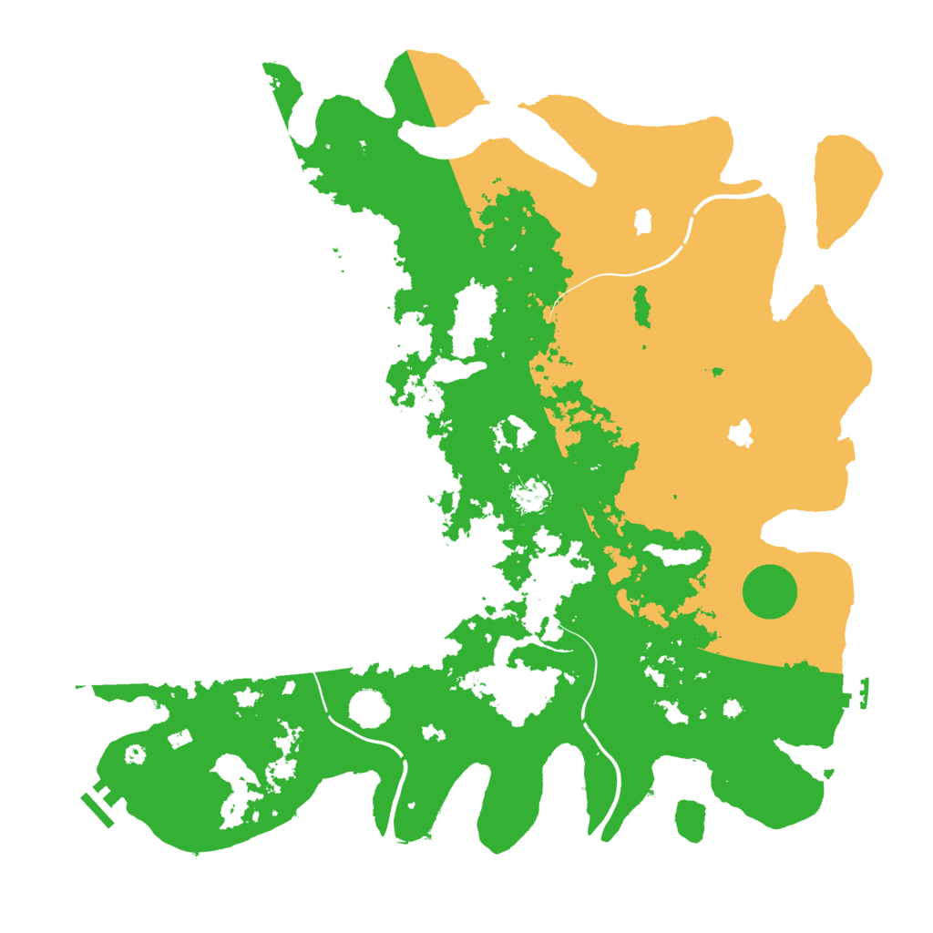 Biome Rust Map: Procedural Map, Size: 4500, Seed: 454419936