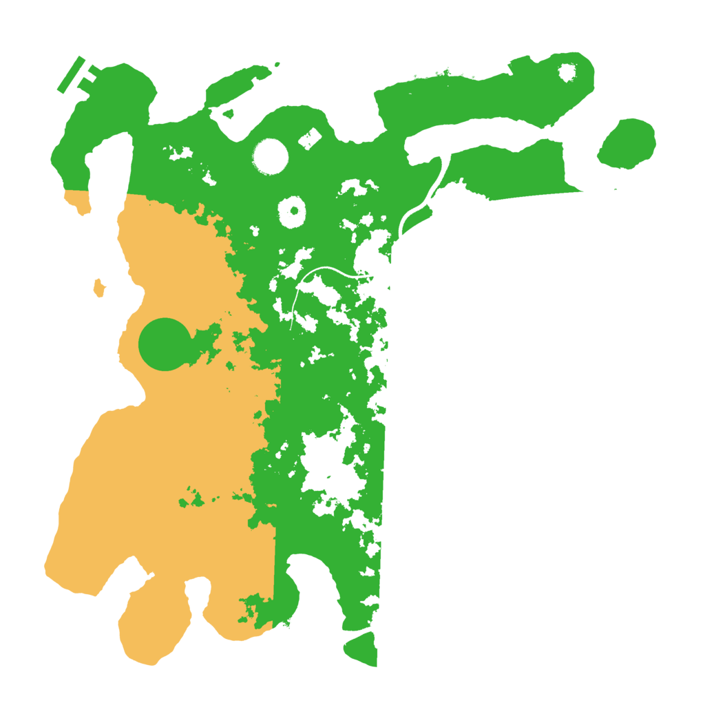 Biome Rust Map: Procedural Map, Size: 3500, Seed: 627095767