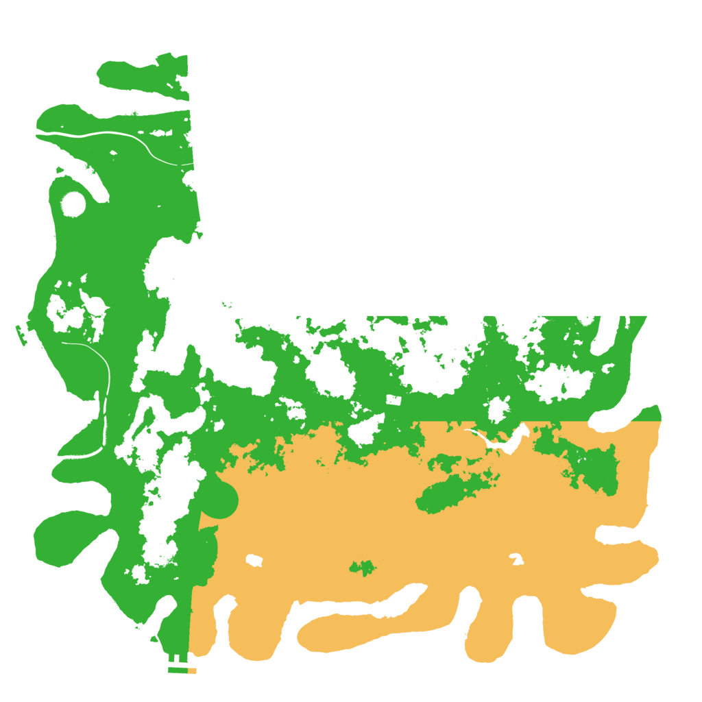 Biome Rust Map: Procedural Map, Size: 5000, Seed: 1543611853