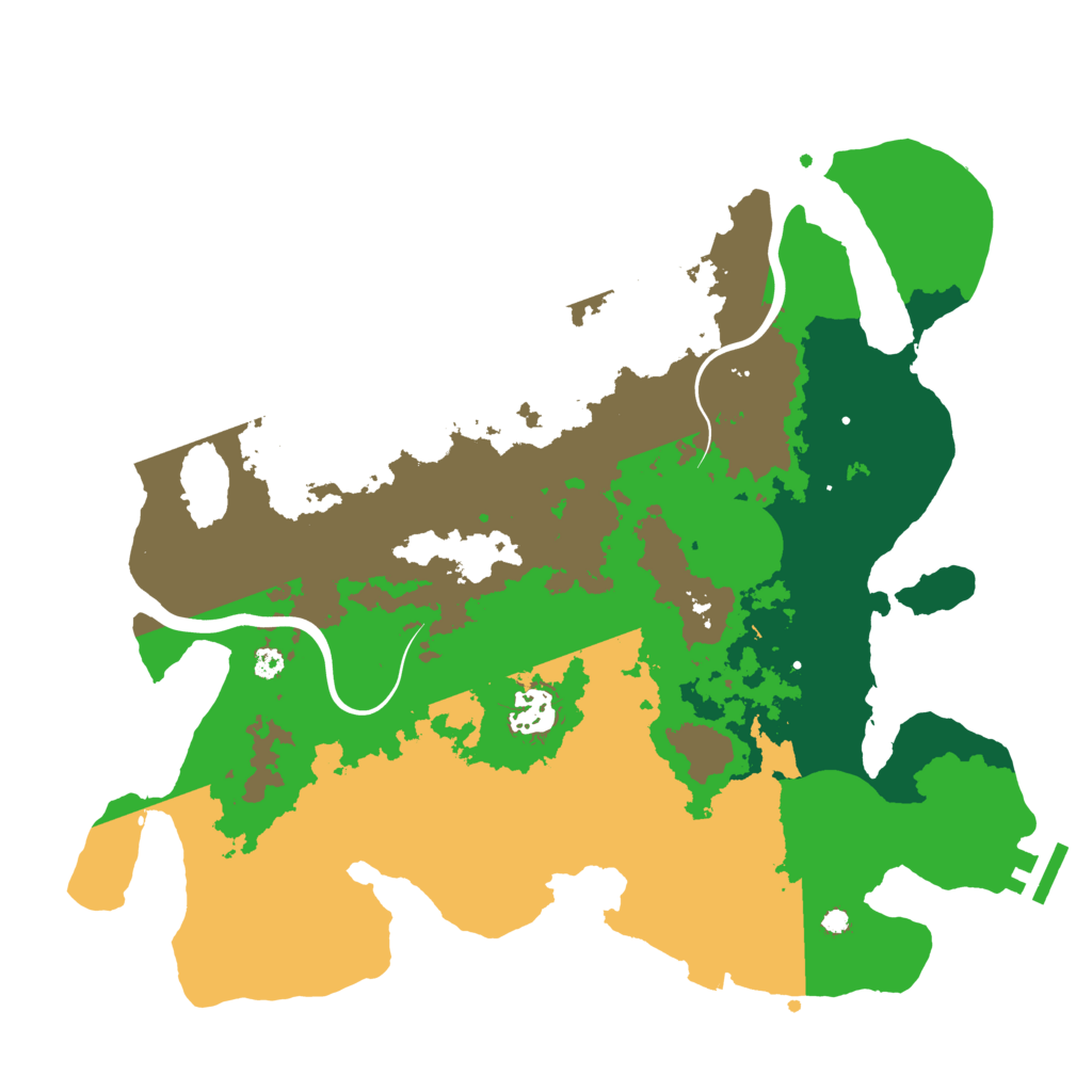 Biome Rust Map: Procedural Map, Size: 3500, Seed: 1811641222