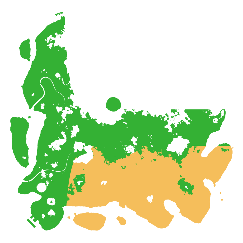 Biome Rust Map: Procedural Map, Size: 4500, Seed: 1398602055