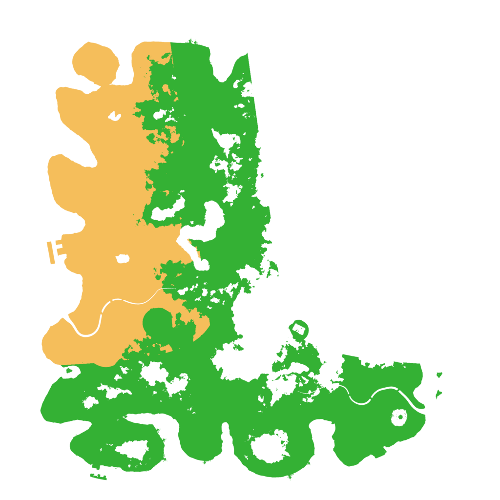 Biome Rust Map: Procedural Map, Size: 4500, Seed: 358690867