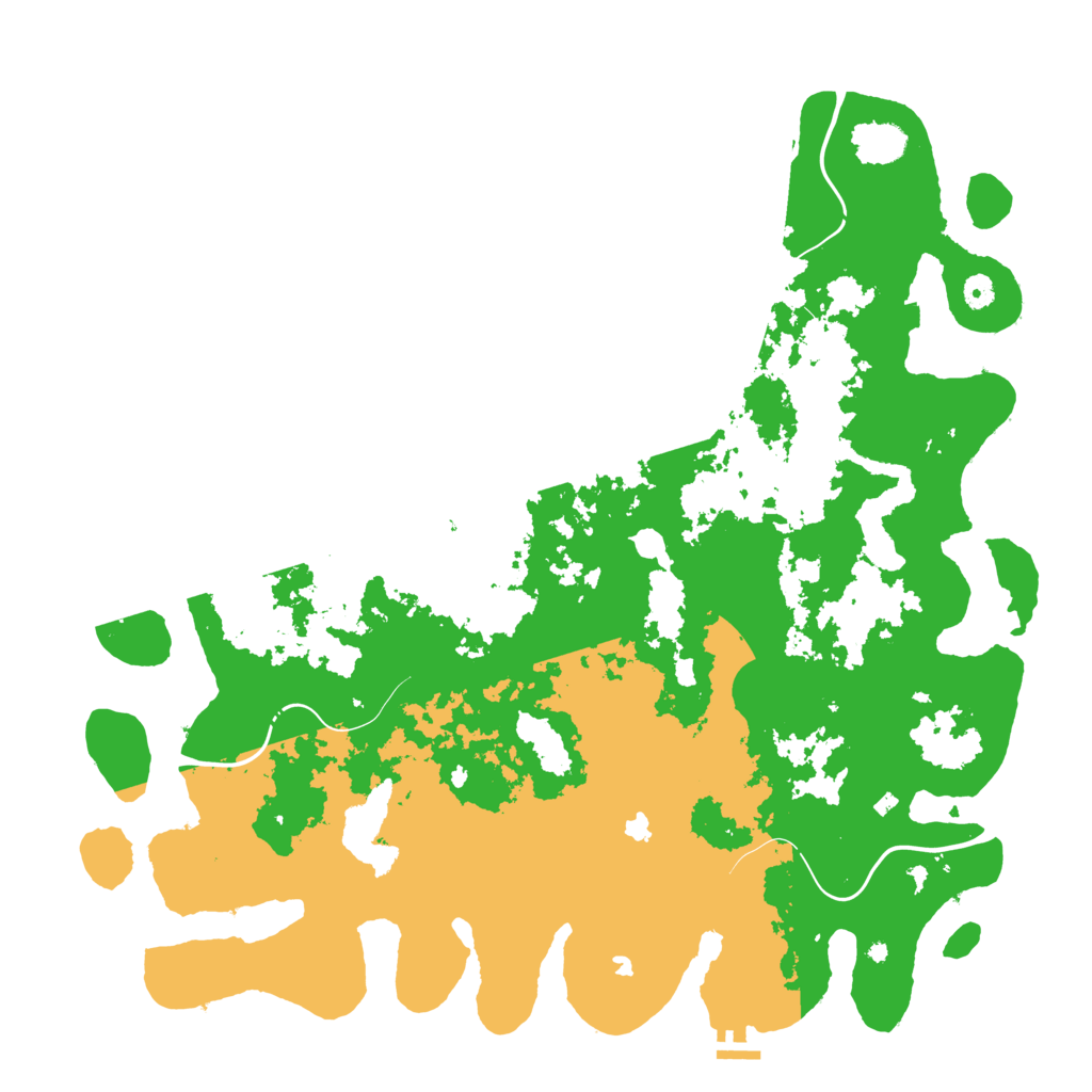 Biome Rust Map: Procedural Map, Size: 5000, Seed: 2136395123