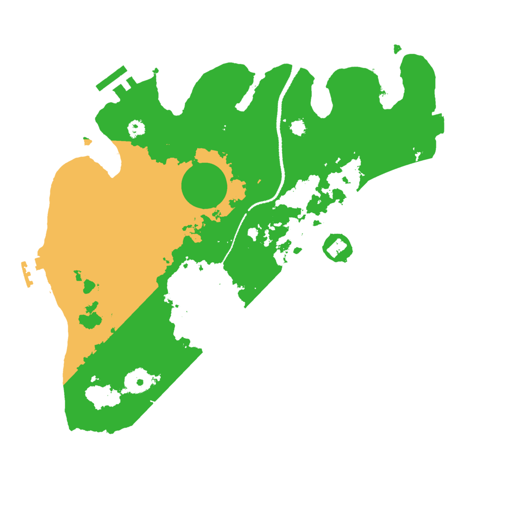 Biome Rust Map: Procedural Map, Size: 3000, Seed: 65076012