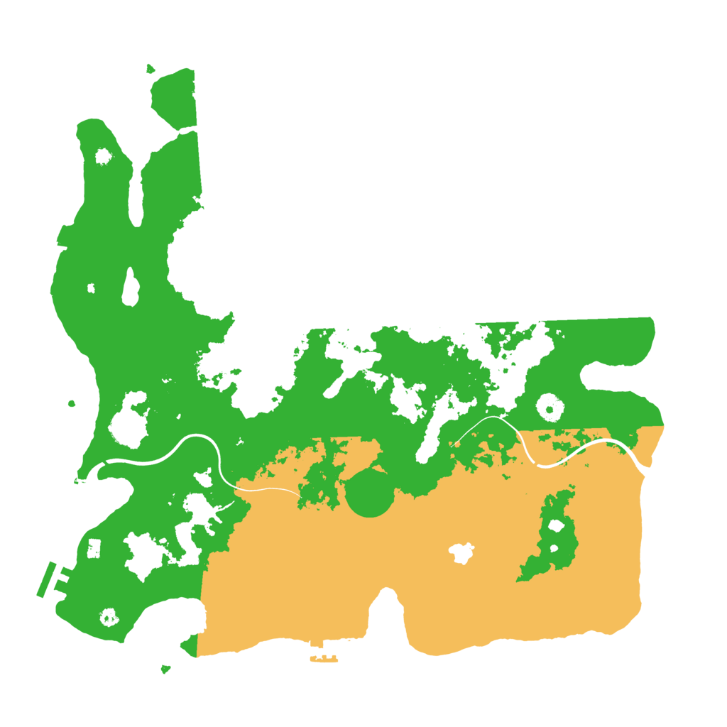 Biome Rust Map: Procedural Map, Size: 4000, Seed: 1988590090