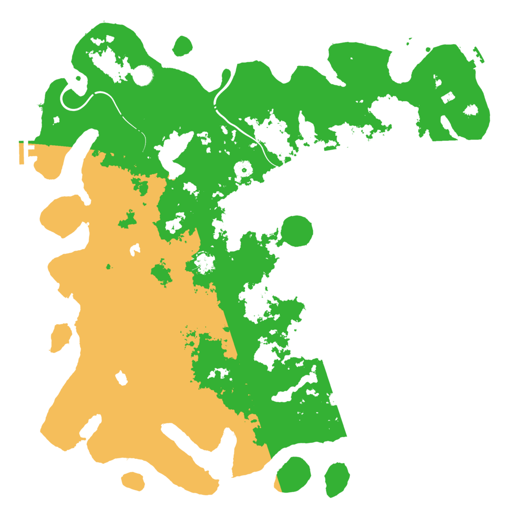 Biome Rust Map: Procedural Map, Size: 4500, Seed: 1342504435