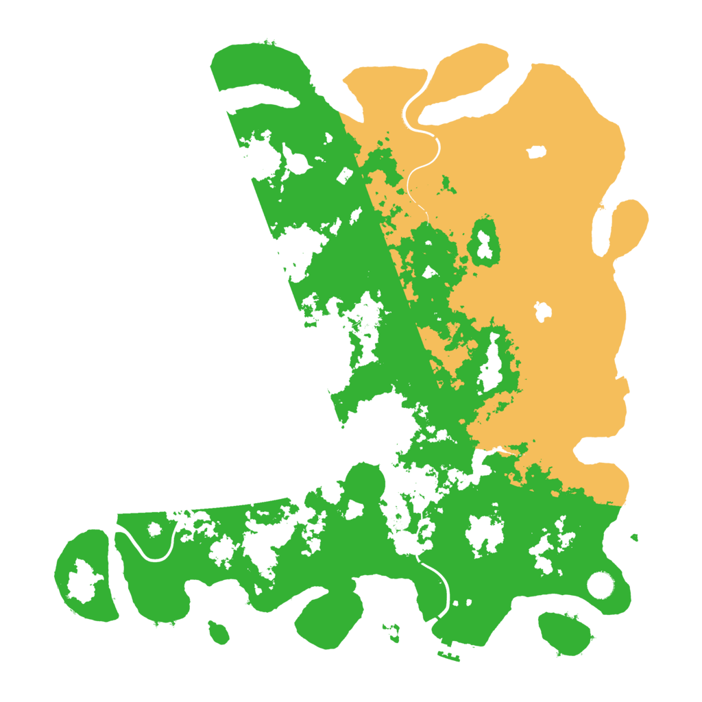 Biome Rust Map: Procedural Map, Size: 4600, Seed: 51220243