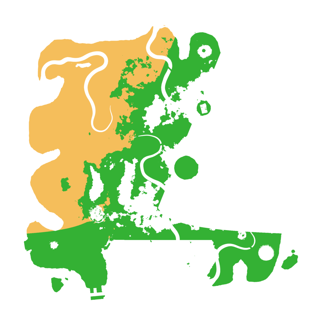 Biome Rust Map: Procedural Map, Size: 3650, Seed: 52563480