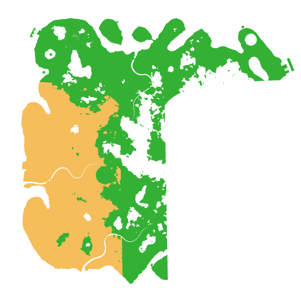 Biome Rust Map: Procedural Map, Size: 4500, Seed: 236781474