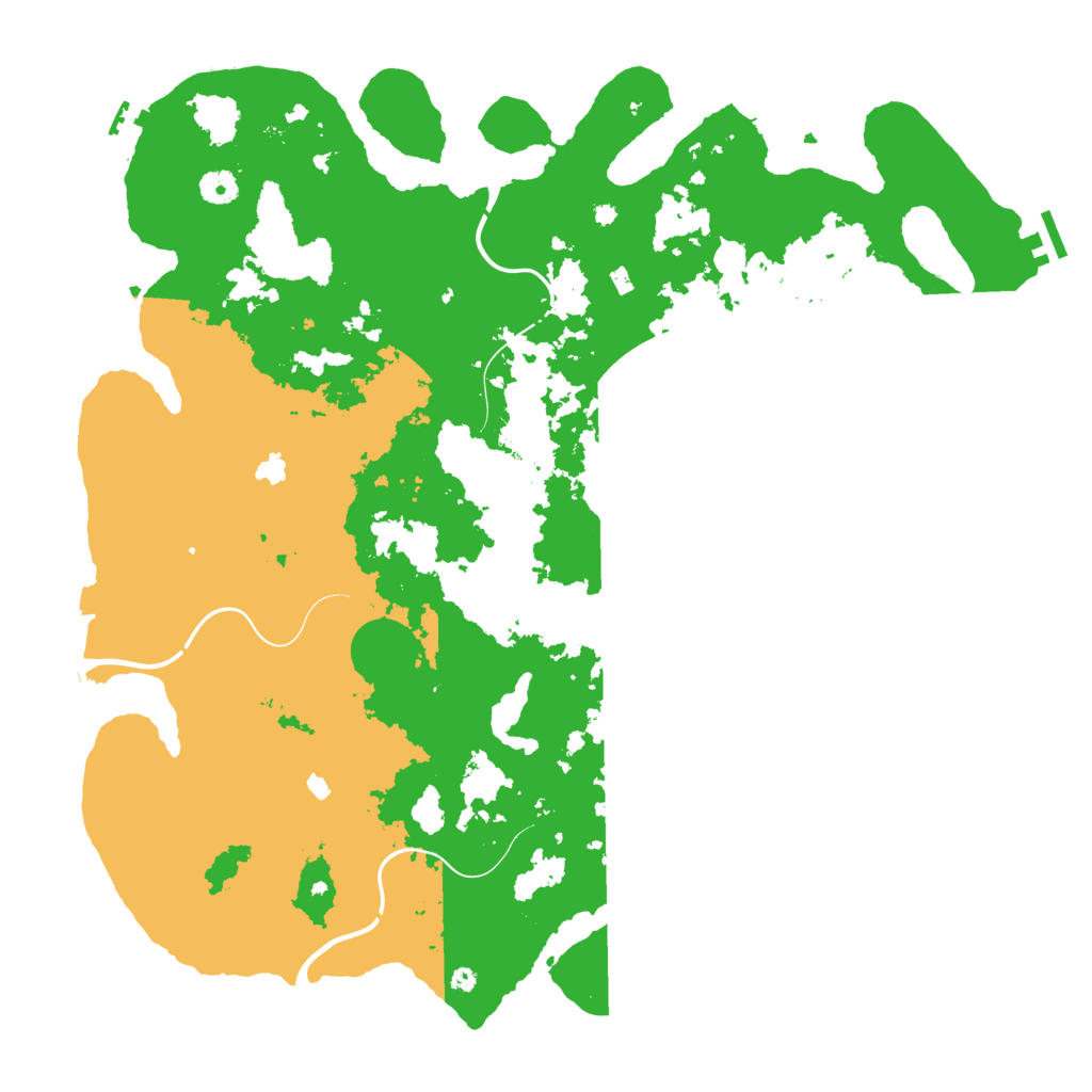 Biome Rust Map: Procedural Map, Size: 4500, Seed: 236781474