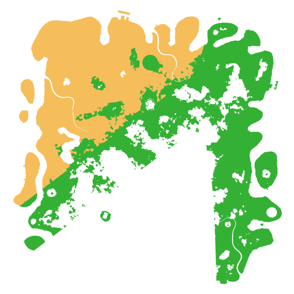 Biome Rust Map: Procedural Map, Size: 5000, Seed: 5123