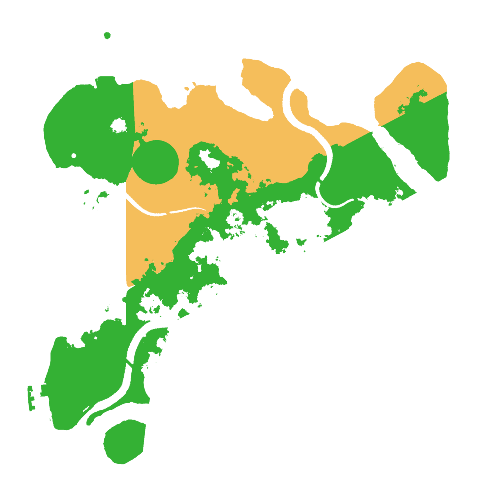Biome Rust Map: Procedural Map, Size: 3027, Seed: 481981