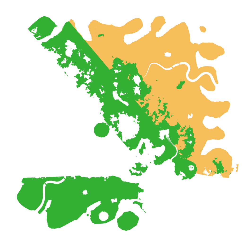 Biome Rust Map: Procedural Map, Size: 4500, Seed: 1825583099
