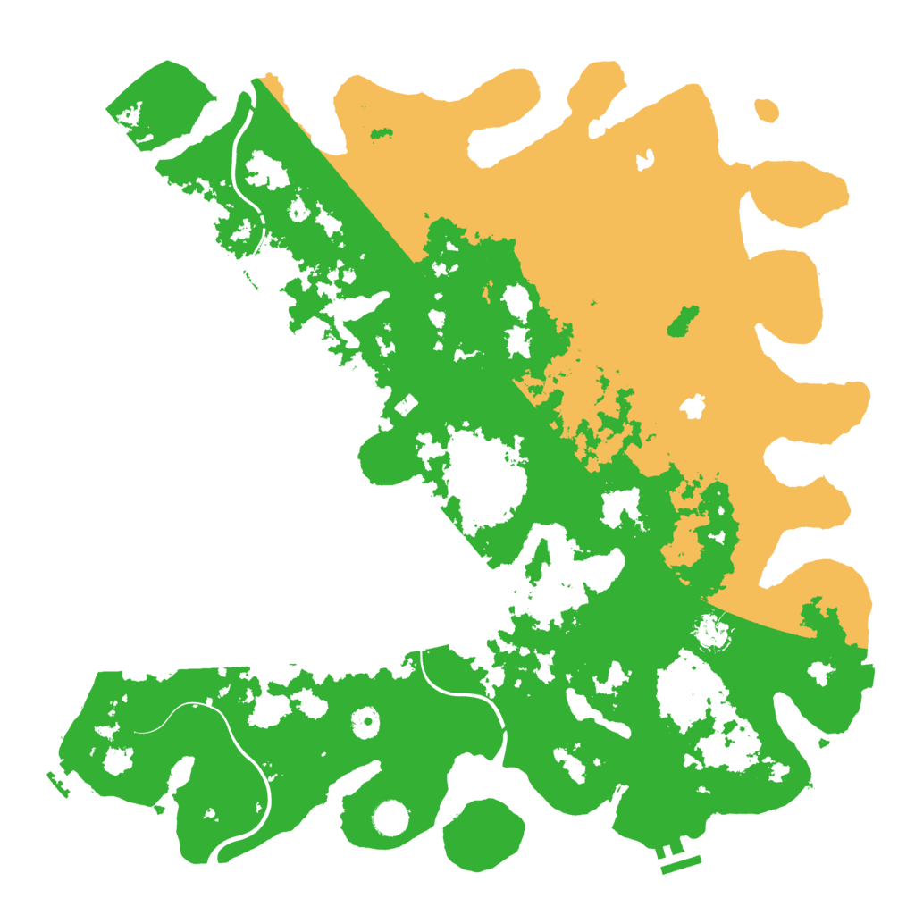 Biome Rust Map: Procedural Map, Size: 4500, Seed: 1825583099