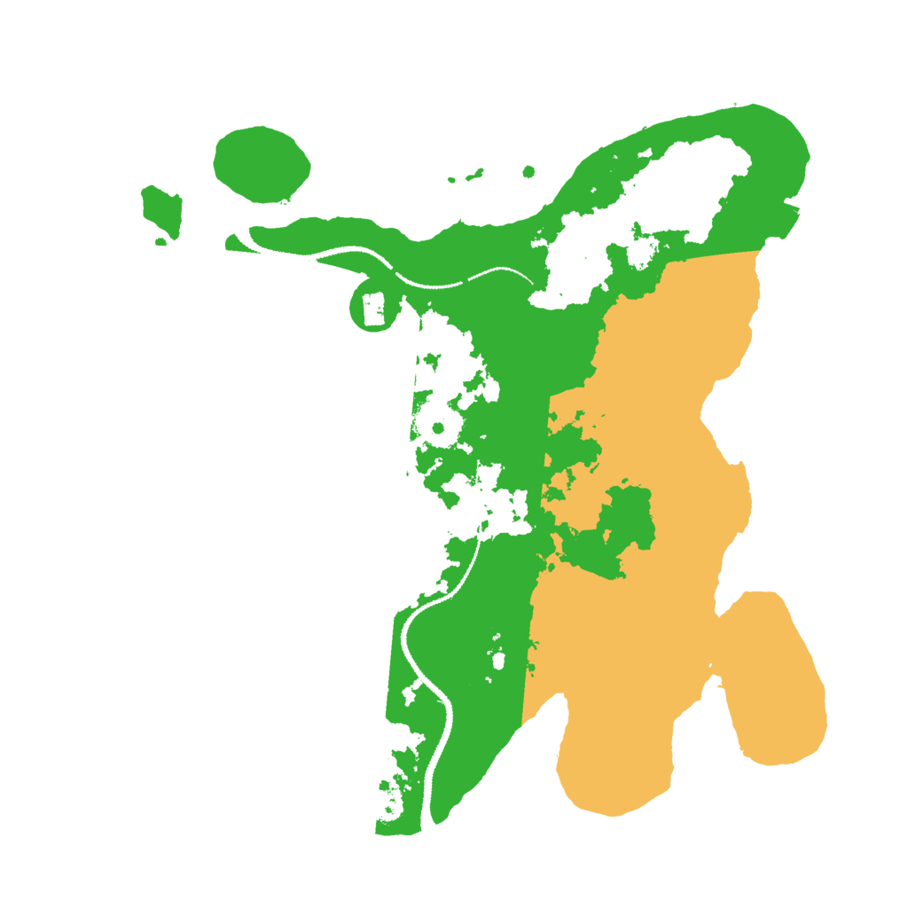 Biome Rust Map: Procedural Map, Size: 3000, Seed: 61484