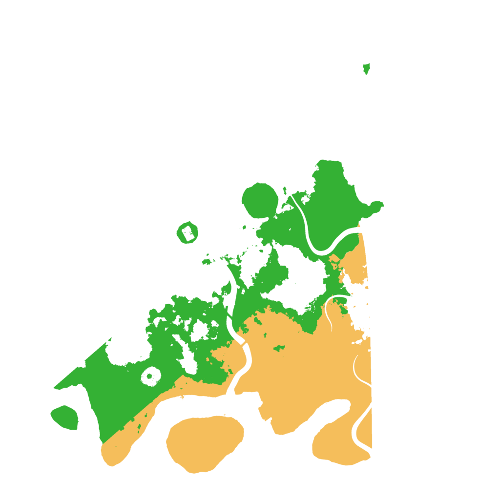 Biome Rust Map: Procedural Map, Size: 3900, Seed: 350