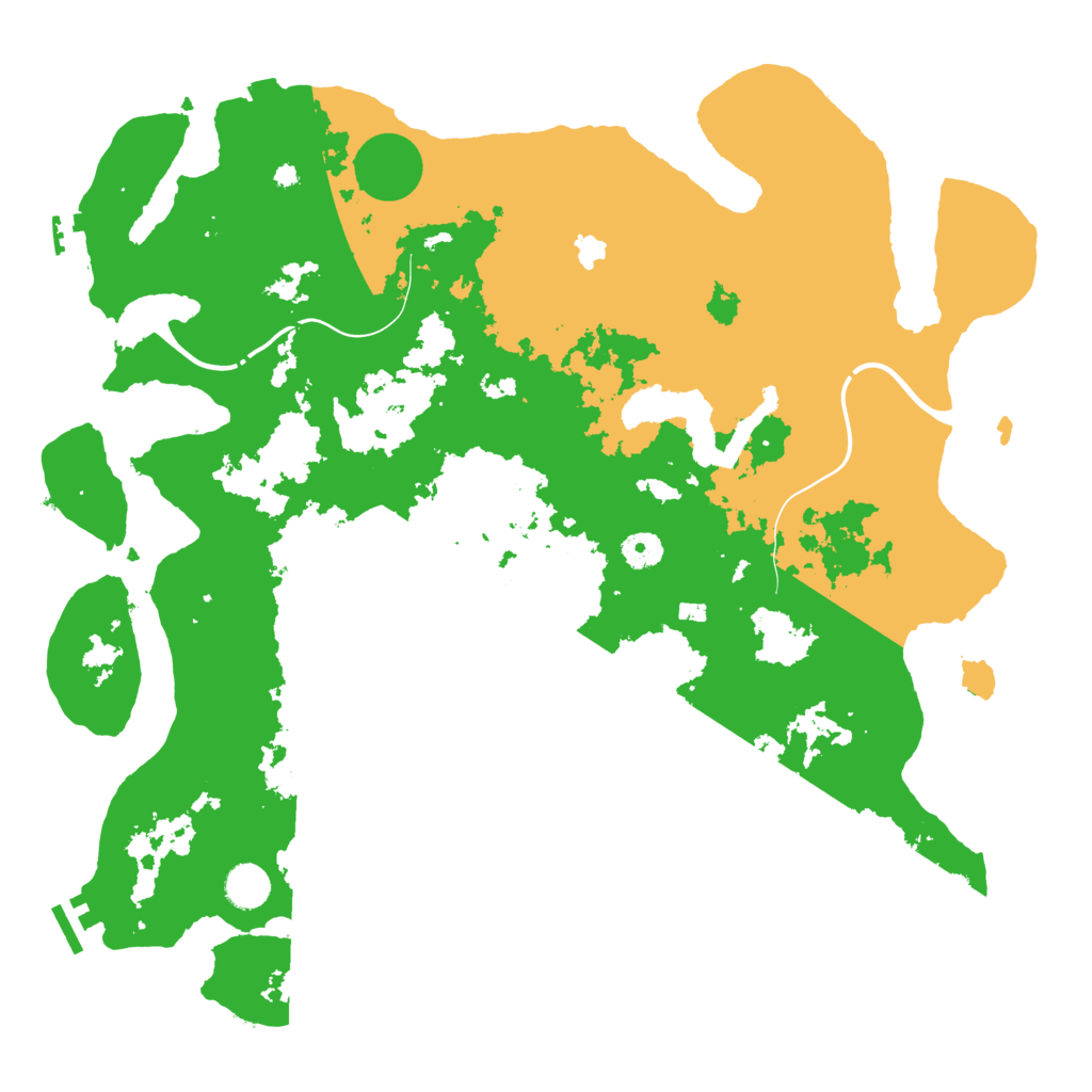 Biome Rust Map: Procedural Map, Size: 4250, Seed: 332619878