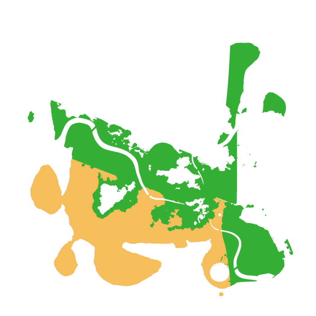 Biome Rust Map: Procedural Map, Size: 3000, Seed: 241205