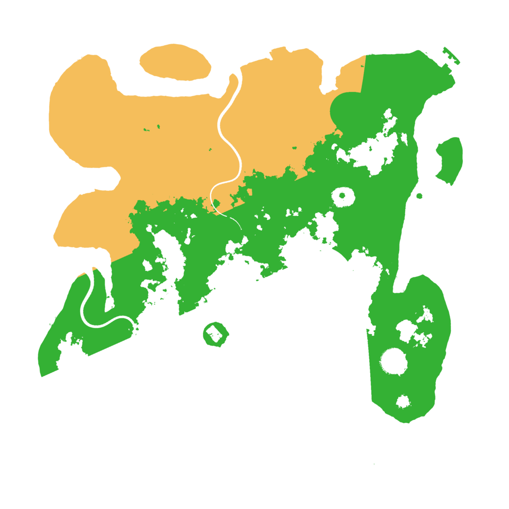 Biome Rust Map: Procedural Map, Size: 3500, Seed: 1288069759