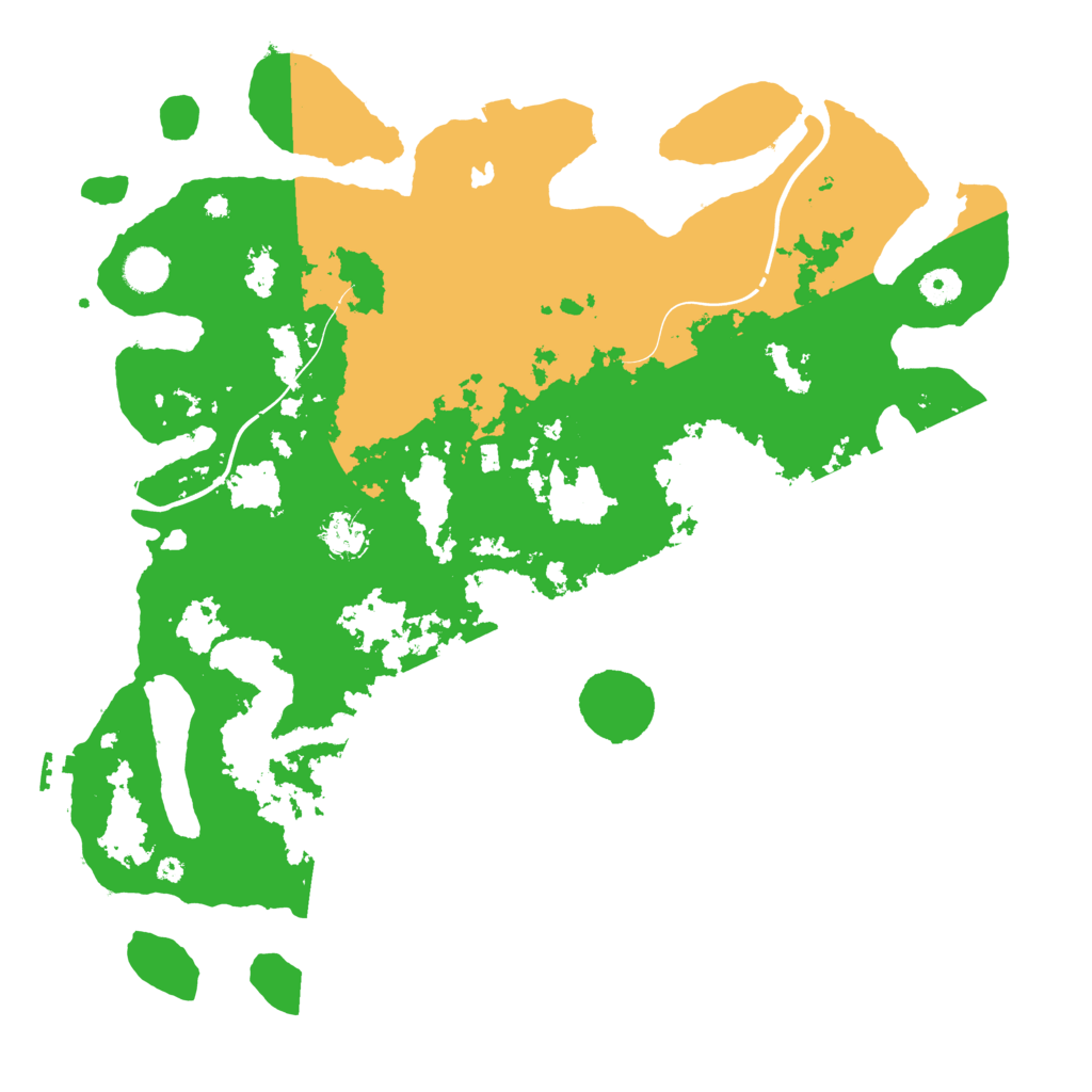 Biome Rust Map: Procedural Map, Size: 4250, Seed: 41638186