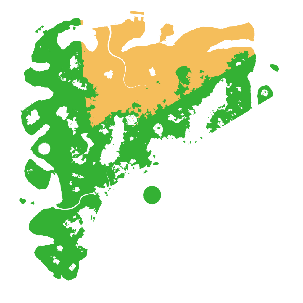 Biome Rust Map: Procedural Map, Size: 4500, Seed: 1841624824